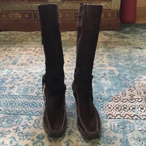 Pons Quintana high wedge fringe boot